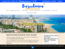 Tablet Screenshot of barcelonina.com